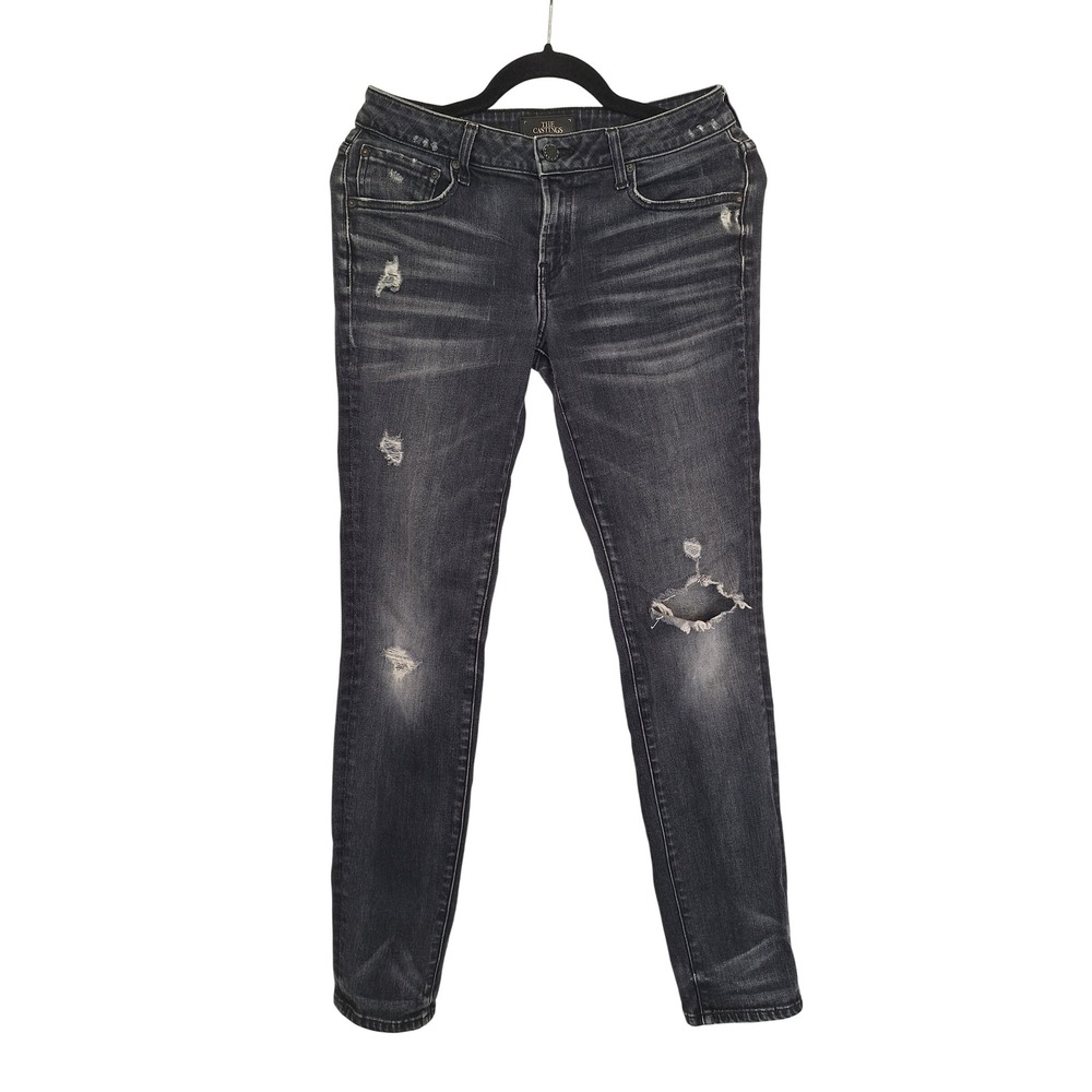 The Castings from Aritzia Slim Boyfriend Jeans Marsella Wash Distressed Size 26